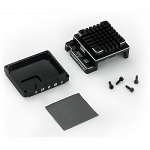 [HOBBYWING] X120A-V3.1 Aluminium Cases Set-BLACK  (�Ϻ��� X120A-V3.1 ���ӱ� ���̽�)
