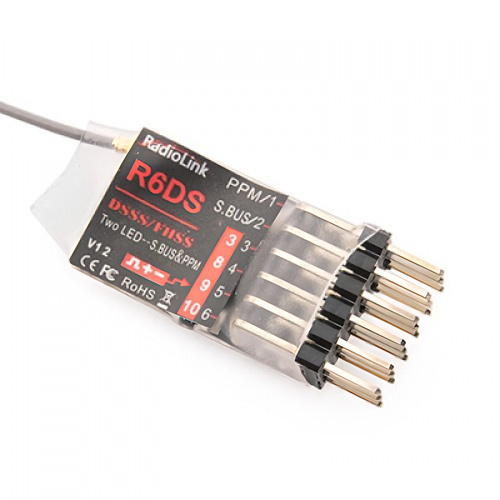 �˾���ũ  [RadioLink] ������ũ R6DS 2.4Ghz 6ä�� ���ű� DSSS/FHSS - AT9/AT9S ȣȯ