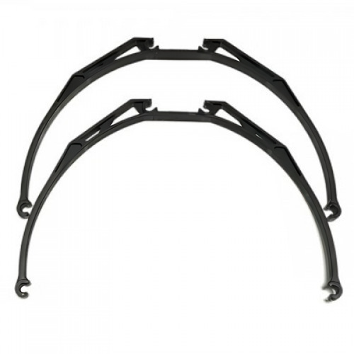 �˾���ũ TL8201-03 [TR] IRON-MAN F450/550/680 Plastic Landing Skid (Black / 2�� 1��Ʈ)