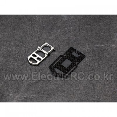 �˾���ũ TL25086-02 [TR] T-Rex250 DFC Metal Battery Mount Plate Set(Silver)
