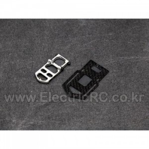 [TR] T-Rex250 DFC Metal Battery Mount Plate Set(Silver)