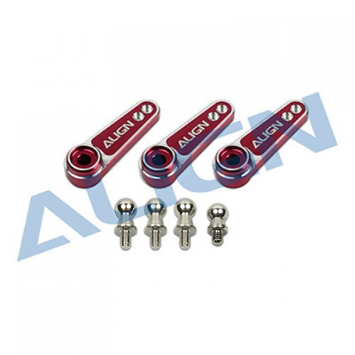 �˾���ũ HSP61015QR [ALIGN] D6FF Metal Servo Horn(M2.5) - Red (700X)