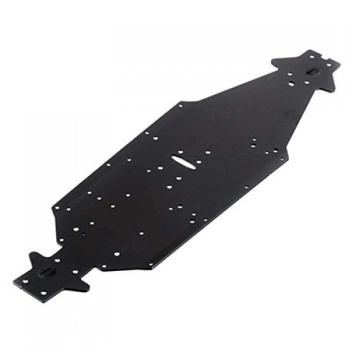 �˾���ũ ARAC3740 [ARRMA] AR320197 Chassis Aluminum LWB Silver/Blue Kraton