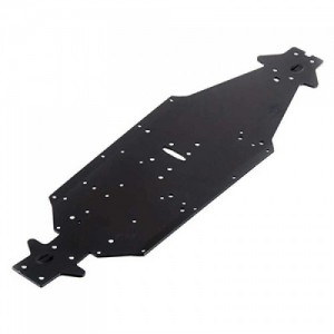 [ARRMA] AR320197 Chassis Aluminum LWB Silver/Blue Kraton