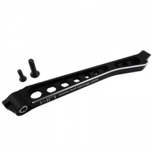 [HOT RACING] AoN28C01 Aluminum Front Chassis Brace: (black) - Kraton Outcast Senton