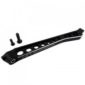 [HOT RACING] AoN28C01 Aluminum Front Chassis Brace: (black) - Kraton Outcast Senton