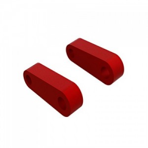 [ARRMA] Aluminum Fr Suspension Mounts (Red) (2)