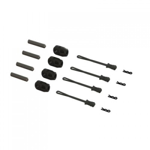�˾���ũ ARA320477 [ARRMA] Brace Rod Ends W/Pins And Retainers (4)