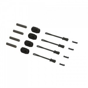[ARRMA] Brace Rod Ends W/Pins And Retainers (4)