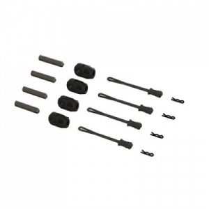[ARRMA] Brace Rod Ends W/Pins And Retainers (4)