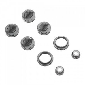 [ARRMA] AR330337 Shock Cap Set Nero (2)