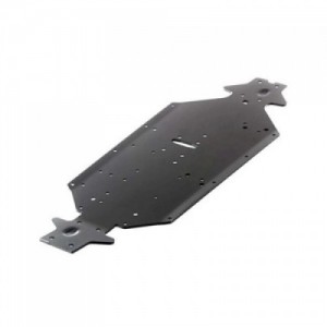 [ARRMA] AR320188 Chassis Aluminum SWB Silver/Blue Typhon