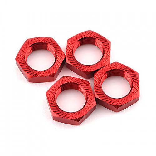 �˾���ũ ARA310906 [ARRMA] AR310906 Aluminum Wheel Nut 17mm Red (4)