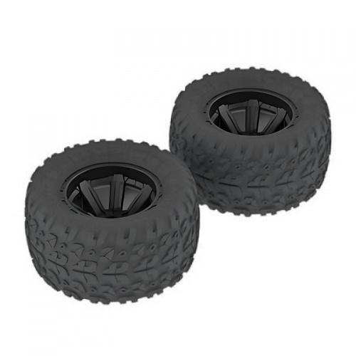 �˾���ũ ARAC9611 [ARRMA] AR550014 Copperhead MT Tire/Wheel Glued Black (2)