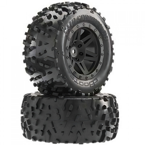 �˾���ũ ARAC9641 [ARRMA] AR550025 Sand Scorpion DB XL Tire/Wheel Blk Re (2)