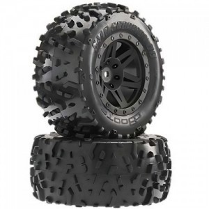 [ARRMA] AR550025 Sand Scorpion DB XL Tire/Wheel Blk Re (2)