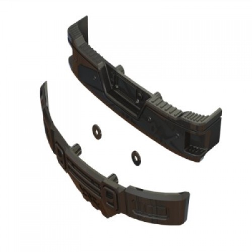 [�˾���ũ] ARA320461 [ARRMA] AR320461  BUMPER SET (BLACK CHROME)