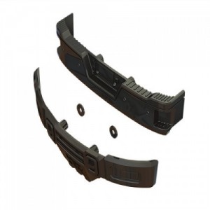 [ARRMA] AR320461  BUMPER SET (BLACK CHROME)