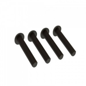 [ARRMA] BUTTON HEAD HEX MACHINE SCREW M4x22mm (4pcs)