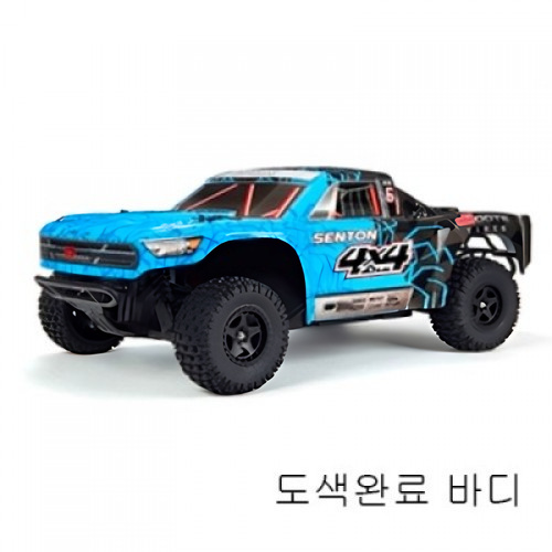 �˾���ũ ARAC3333 [ARRMA] AR402247 Body Pntd Decal Trim Blue Senton 4x4 Mega  1/10 ��Ŀ��Ʈ�� �ٵ�