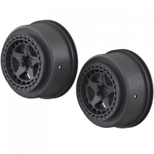 �˾���ũ ARAC9461 [ARRMA] AR510096 SC 2.2/3.0 Wheel 14mm Hex Black (2)