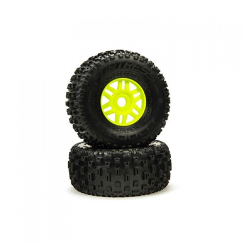 �˾���ũ ARA550068 [ARRMA] DBOOTS FORTRESS TIRE SET GLUED (GREEN) (2PCS)
