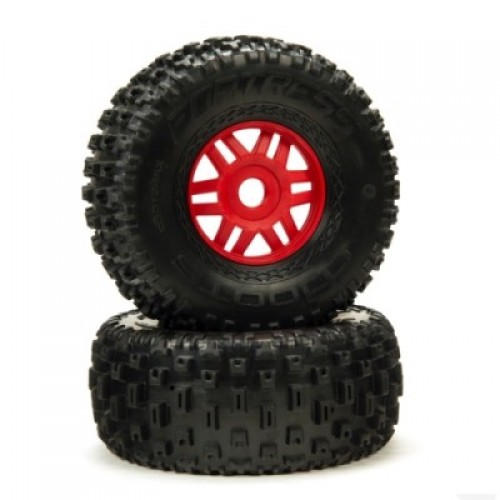 �˾���ũ ARA550065 [ARRMA] MOJAVE 6S BLX PAINTED DECALLED TRIMMED BODY (SILVER/RED)
