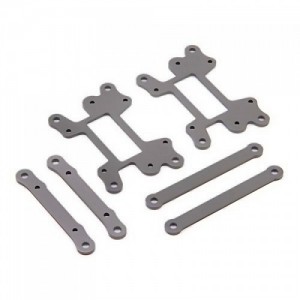 [TEAM LOSI] Hinge Pin Brace Set, Hard Anodized: LST 3XL-E