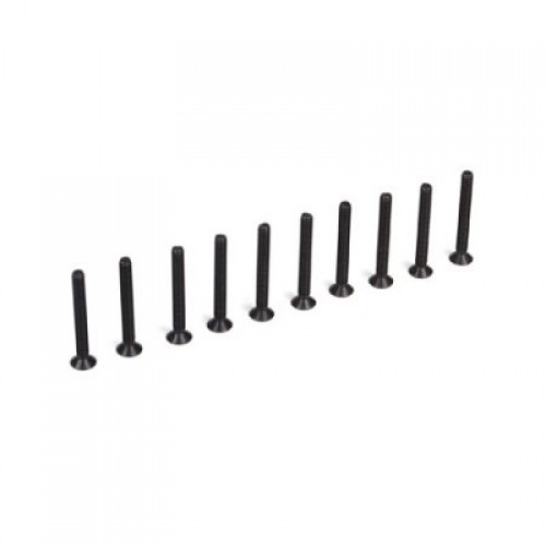 �˾���ũ TLR235004 [TLR Racing] Flat Head Screws, M3 x 25mm (10)