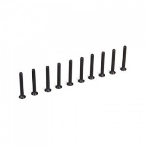 [TLR Racing] Flat Head Screws, M3 x 25mm (10)