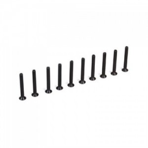 [TLR Racing] Flat Head Screws, M3 x 25mm (10)