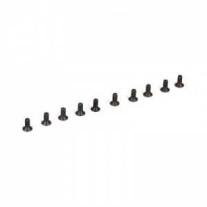 [TLR Racing] Flat Head Screws, M2.5 x 6mm (10)