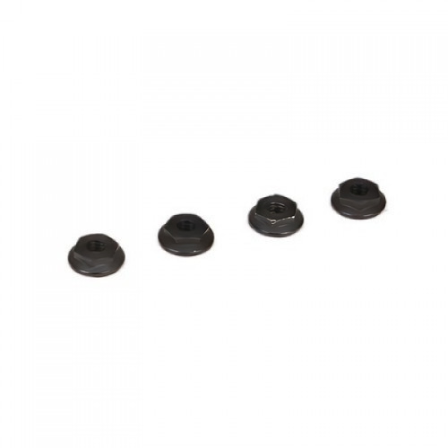 �˾���ũ TLR236001 [TLR Racing] 4mm Low Profile Serrated Nuts (4)