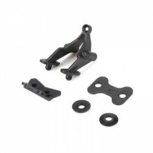 [TLR Racing] Wing Stay Set, Rear Bumper: 22 3.0