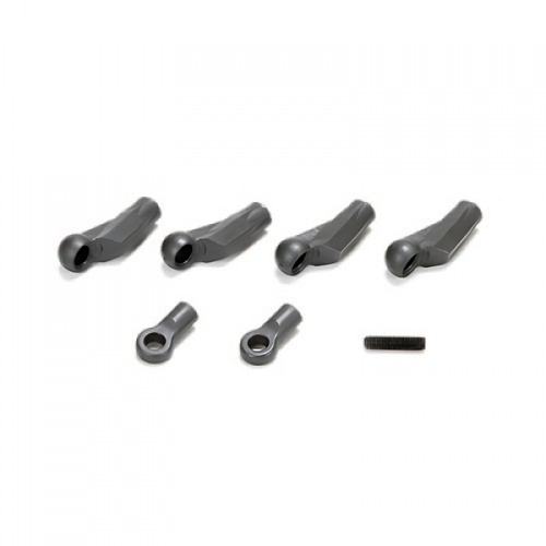 �˾���ũ TLR231029 [TLR Racing] Steering Link and Angled Ball Cups: 22/2.0/T/SCT