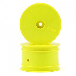 [TLR Racing] Team Losi Racing Rear 1/10 Buggy Wheel (Yellow) (2) (TLR 22/22 3.0/22-4 2.0)