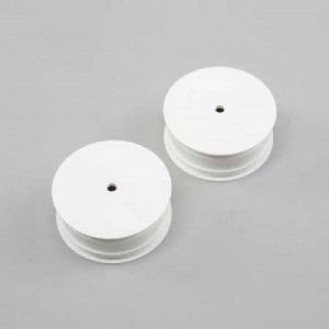 [TEAM LOSI] Front Wheel, Stiffezel, 12mm Hex, White(2): 22 4.0