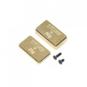 [TLR Racing] Rear Brass Plate Set: 22 4.0  �ɼ�