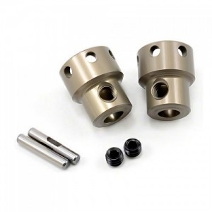 [TLR Racing] Team Losi Racing Aluminum Front/Rear Differential Pinion Coupler Set (2)