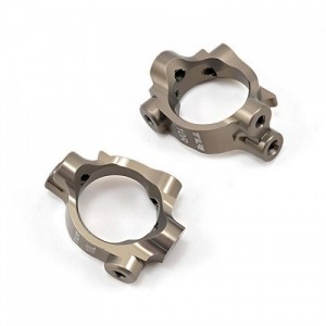 [TLR Racing] Castor Block Set, 10 degrees, Aluminum: 22-4 �ɼǺ�ǰ