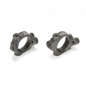 [TLR Racing] Caster Block Set, 12.5 degrees, Aluminum: 22-4