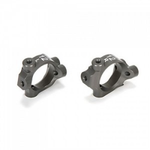 [TLR Racing] Caster Block Set, 12.5 degrees, Aluminum: 22-4