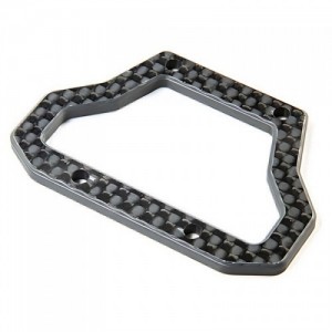 [TLR Racing] Carbon Center Bulkhead Brace: 22X-4