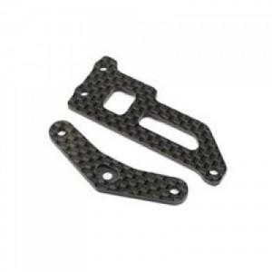 [TLR Racing] Carbon Brace and Servo Top Plate: 22X-4