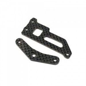 [TLR Racing] Carbon Brace and Servo Top Plate: 22X-4