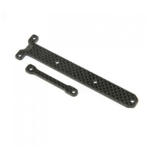 [�˾���ũ] TLR231088 [TLR Racing] Carbon Chassis Brace Support Set: 22X-4
