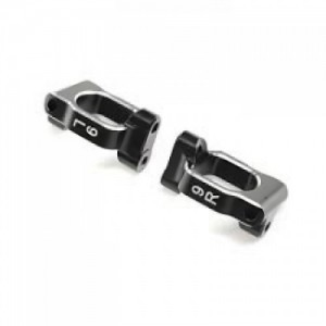 [TLR Racing] Caster Block Set, 9 deg, Aluminum: 22X-4