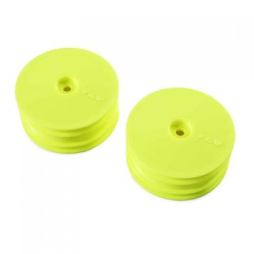 �˾���ũ TLR43021 [TLR Racing] Front Wheel, Yellow (2): 22X-4