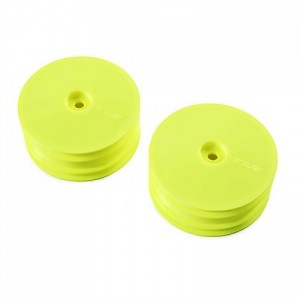 [TLR Racing] Front Wheel, Yellow (2): 22X-4
