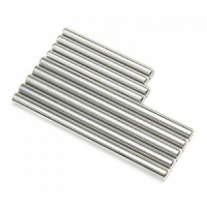 [TLR Racing] Hinge Pin Set, Polished: 22X-4